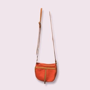 Valentina Genuine Leather Crossbody Bag🧡🤎